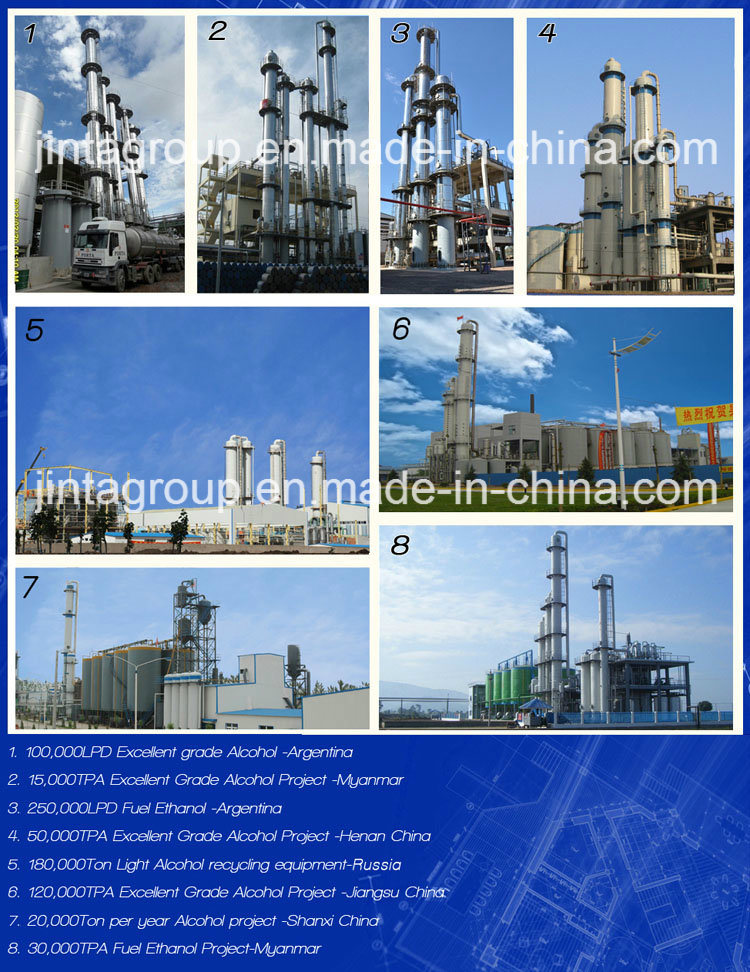95%, 99.9% Alcohol/ Ethanol Production Line Making Equipment Plant Made in China