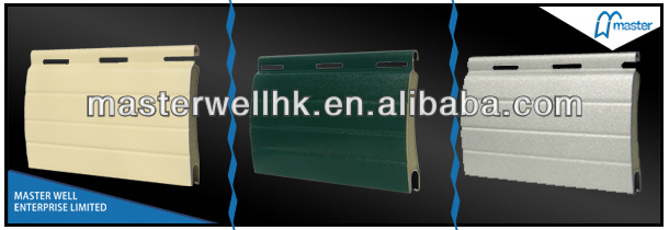 Automatic Roll up Garage Door/Aluminium Shutter Door/Automatic Roll up Garage Door/Remote Control for Car Door