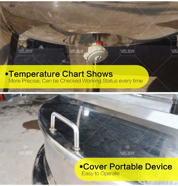 Stainless Steel Emulsifying Reactor for Chemical Industry Paste