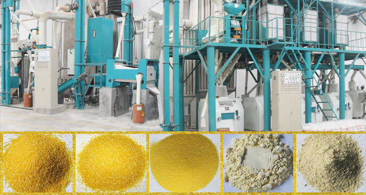 Factory Price 100t Full Automatic Maize Mill