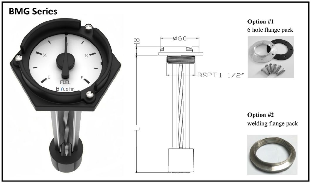 Spiral Content Gauge, Mechanical Gauge, Mg, Fuel Level Gauge