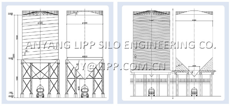 7000T Steel Cement Silo for Grinding Mill Indonesia Project