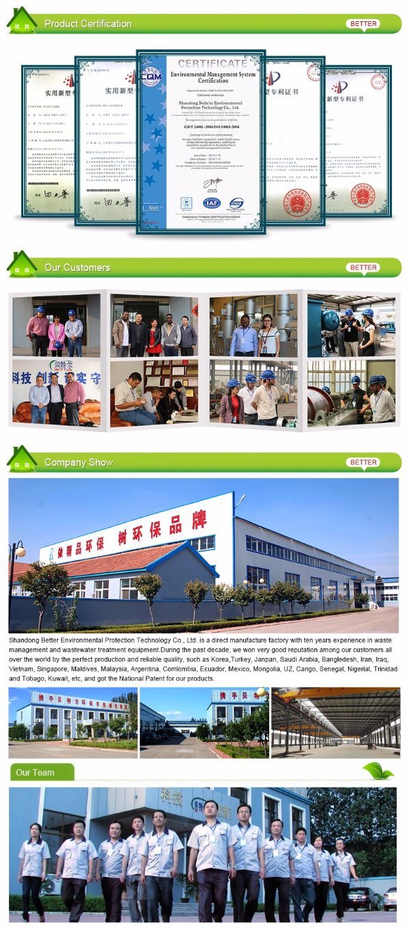 Industry Wastewater Treatment Dissolved Air Flotation for Solid Liquid Separator in Waste Water