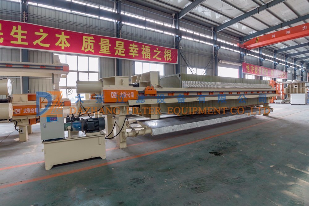 Mining /Ore Automatic Membrane Filter Press 1500 Series