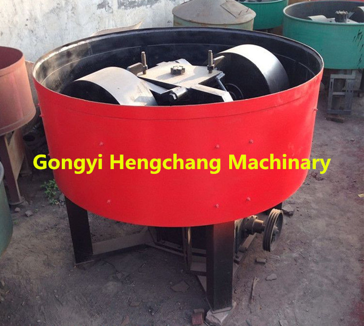 Charcoal Powder Roller Grinding Wheel Mixer Machine