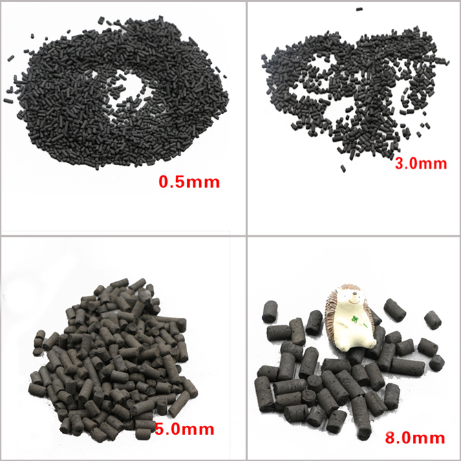 China Anthracite Coal Based Activated Carbon with Columnar Shape