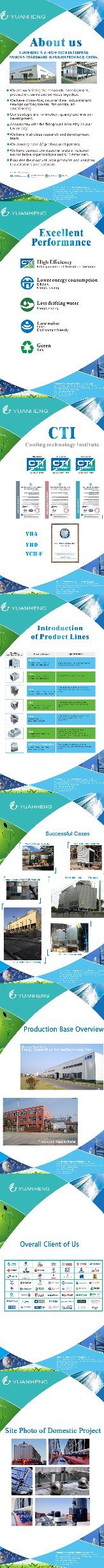 FRP Box Type Open Circuit Cross-Flow Water Cooling Tower