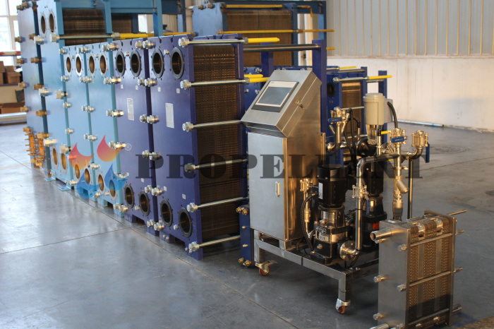 Propellent Steam to Liquid /Liquid to Liquid Industrial Plate Heat Exchanger