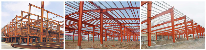 Prefabricated Multi Stories Workshop Office Steel Structure