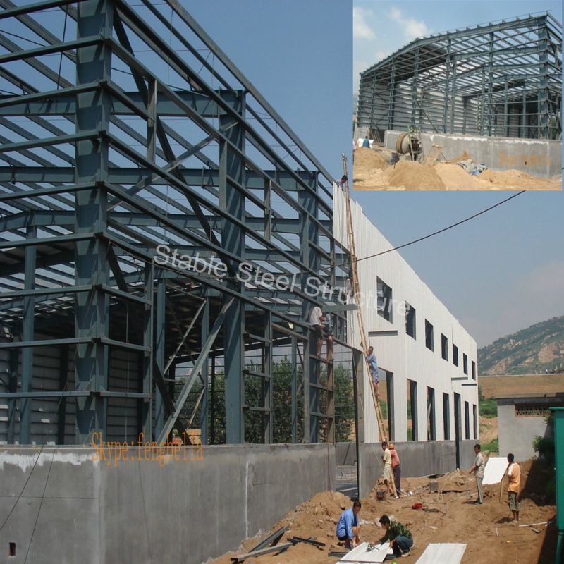 Prefab Steel Structure for Workshop/Warehouse Building
