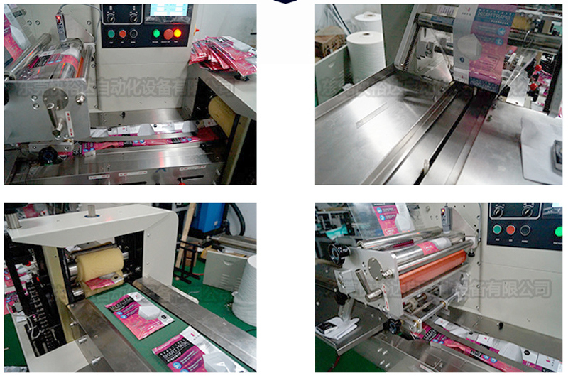 Horizontal Flow Ce Certifying Disposable Mask Pillow Type Packing Machine