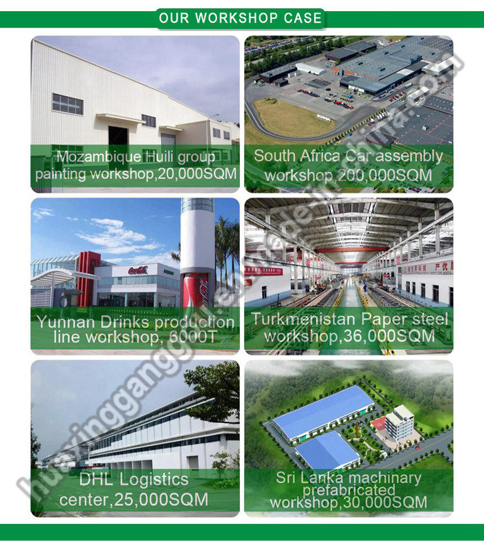 Q235B Modular Heavy Prefabricated Metal Light Structural Pre-Engineered Steel Frame Building Construction Fabrication Structure (exported 200, 000MT)