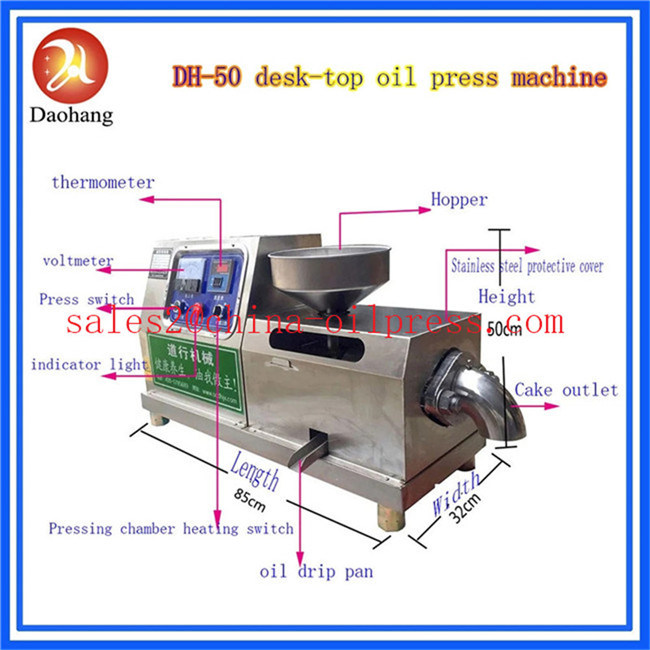 High Yield Pine Nut Spiral Oil Press Machine