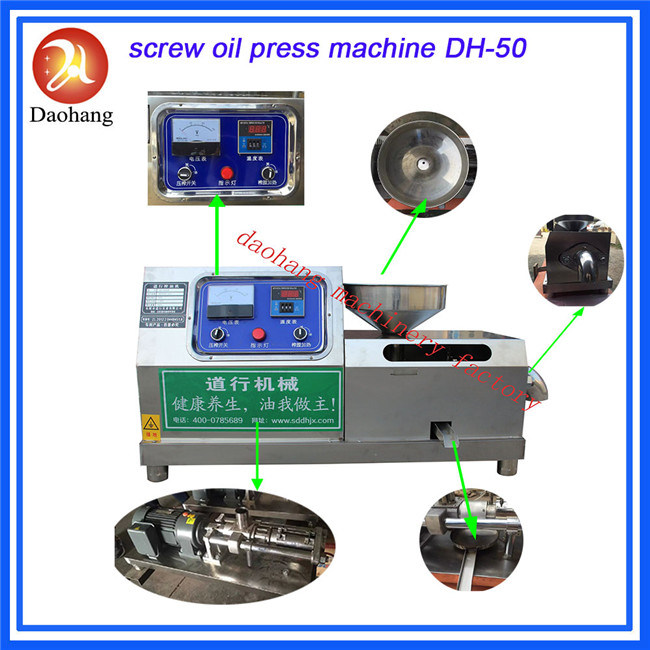 High Yield Pine Nut Spiral Oil Press Machine