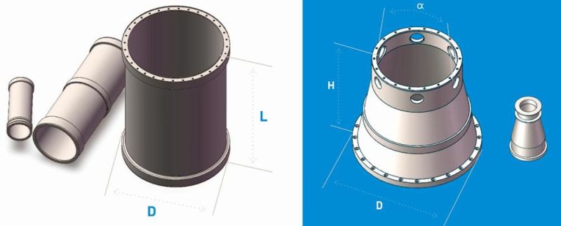 Decanter Centrifuge Cylinder/ Conical Bowl / Drum