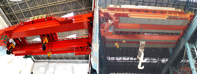 PLC Control Casting Crane 350 Ton Vvvf Speed Cabin Control Foundry Grade