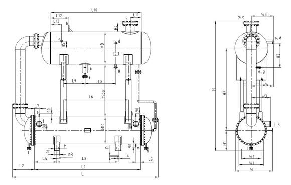 Siphon Type Evaporator, Shell-Tube Evaporator