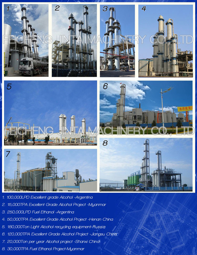 Ethanol Alcohol Equipment, Alcohol Ethanol Distillation Distillery Equipment