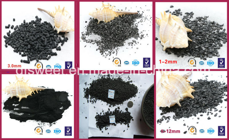 Iodine 950mg/G Coal Based Granular Activated Carbon