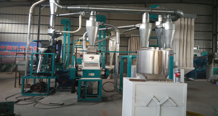 Ghana 10t/24h Small Scale Corn Flour Mill Machine