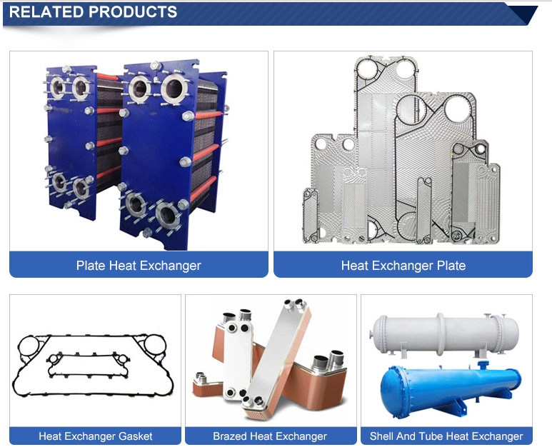 Replace M3/M6/M6m/M10/M15/M20/Mx25/M30/Clip 3/Clip6/Clip8/Clip10/Ts6/Tl6/T20/T20/Ts20/ 316L Plate Heat Exchanger, Heat Exchanger