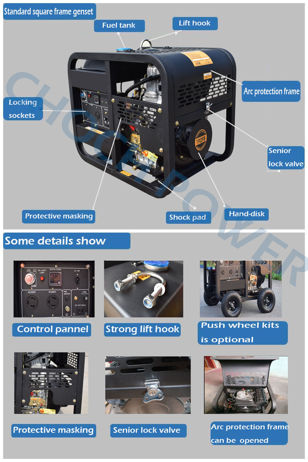 Electricity-Generating Powerful Diesel Generators