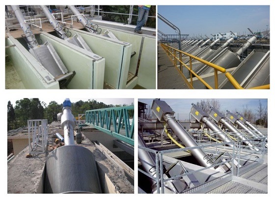 Stainless Steel Channel Type Rotary Drum Screen Filter