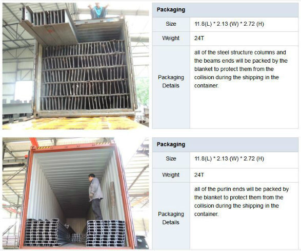 China Light Steel Structure of Prefabricated Design Building Construction Projects