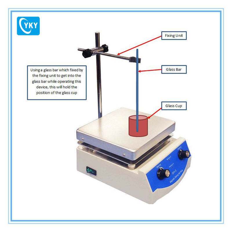Good Heating and Stirring Performance LCD Magnetic Hot Plate Stirrer