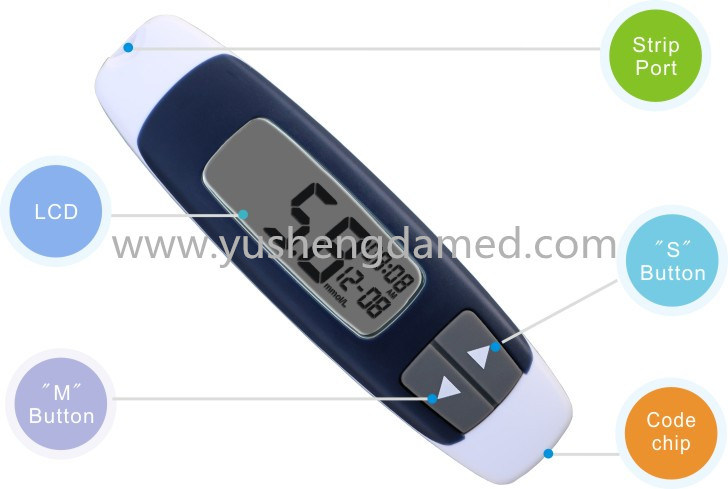 High Quality Medical Clinical Human Blood Glucose Monitor Glucometer