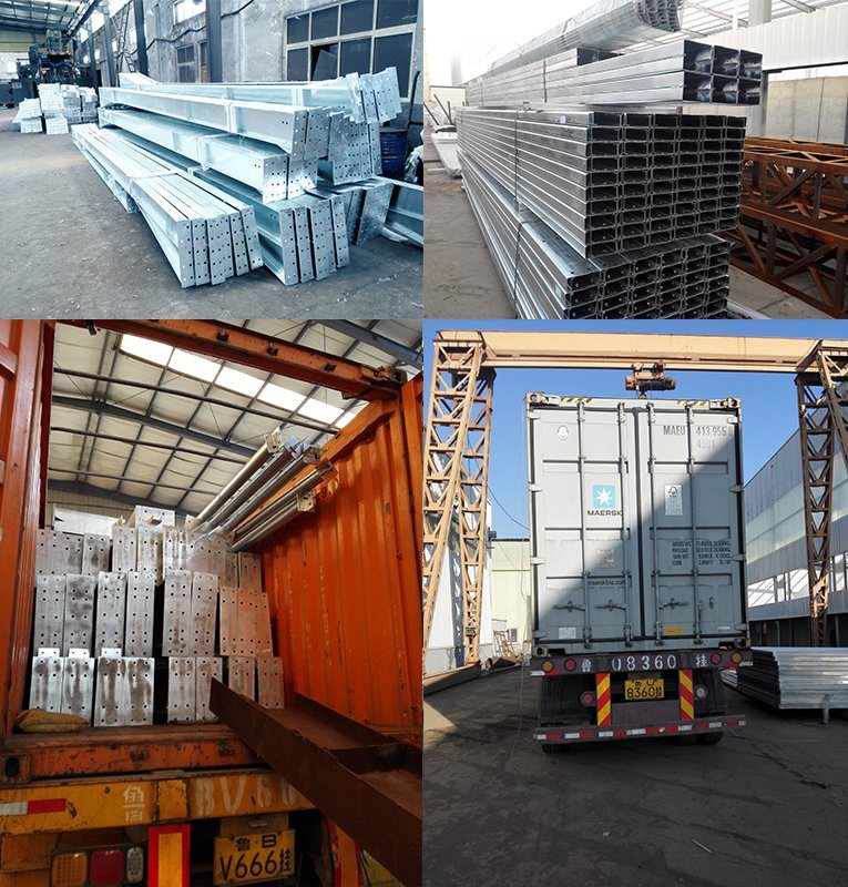 Economic Steel Prefabricated Building Material Steel Workshop Structures