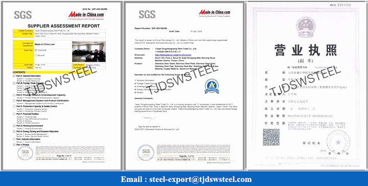 ASTM S31254 Seamless Stainless Steel Pipe (SS EN X1CrNiMoN20-18-7/ 1.4547)