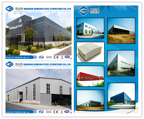 Economic Steel Prefabricated Building Material Steel Workshop Structures