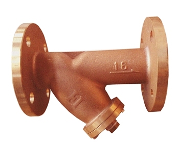 Flange Strainer Y-Type Brass Valve Forged Bronze Filter