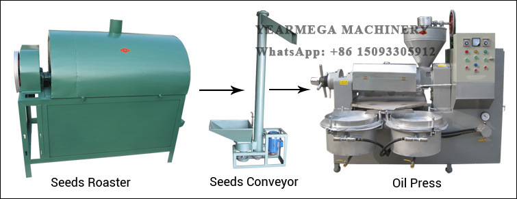 Commercial Production Automatic Edible Screw Seed Oil Press From China