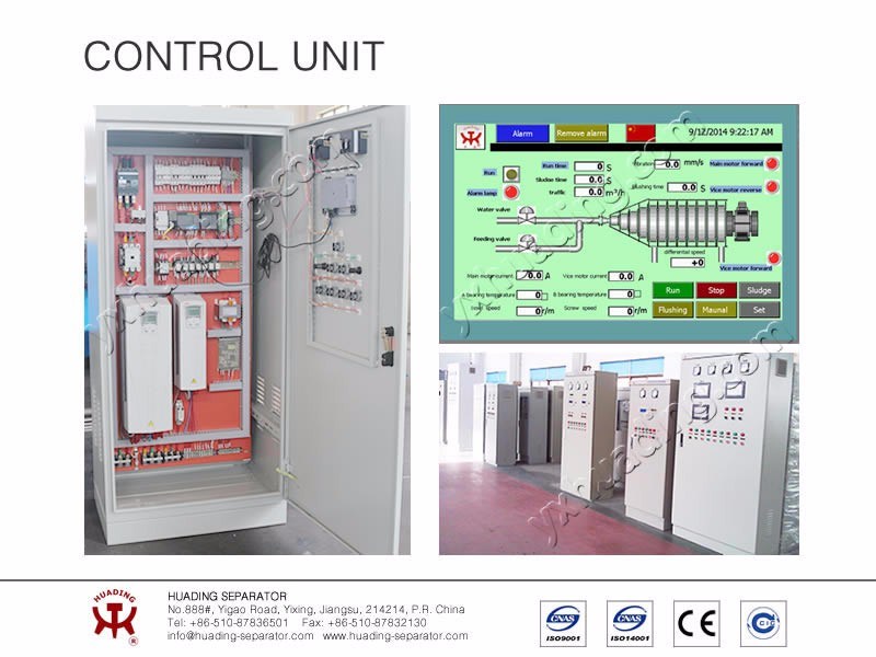 Decanter Centrifuge for Crude Filtration of Mixing Liquid