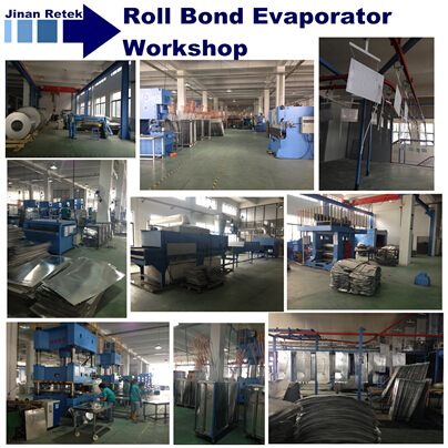 Factory Manufactured Plate Aluminium Roll Bond Evaporator