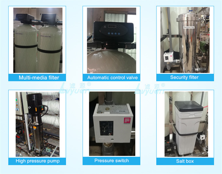 Industrial Pure Drinking Reverse Osmosis 250L 500L 1000L 2000L Water Filter System with EDI RO Water Treatment