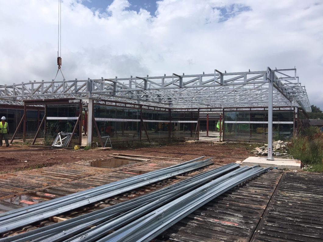 New Design Steel Structure on Large Workshop and Factory2018039