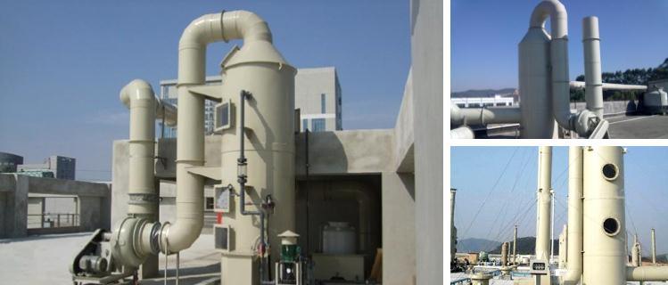 Air Purification Acid Fume Scrubber Tower for Acid Gas Absorption