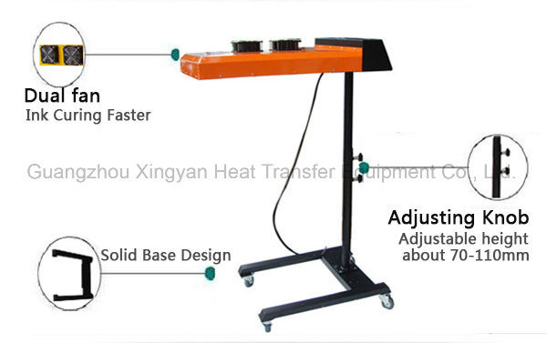 IR Lamp Flash Dryer Screen Printing with Double Fan-Ce Approved Heating Temperature Gone up Quickly