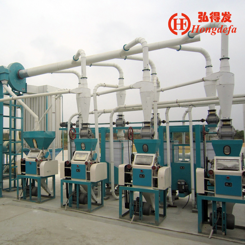 Low-Fat Corn Flour Processing Plant for Corn Meal Mill