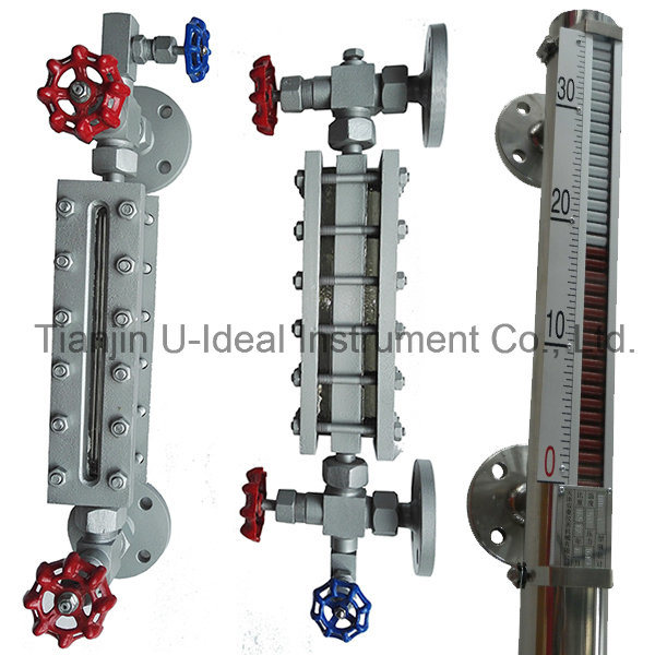 Red/Green Double Color Glass Tubular Water Level Gauge