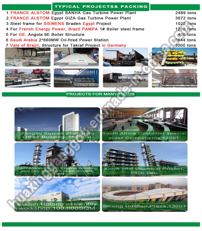 Q235B Modular Heavy Prefabricated Metal Light Structural Pre-Engineered Steel Frame Building Construction Fabrication Structure (exported 200, 000MT)