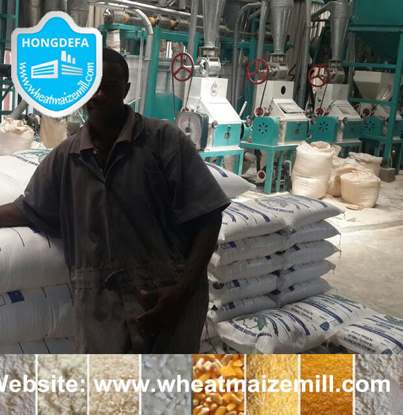Africa Small Scale Maize Milling Machine, Corn Flour Milling