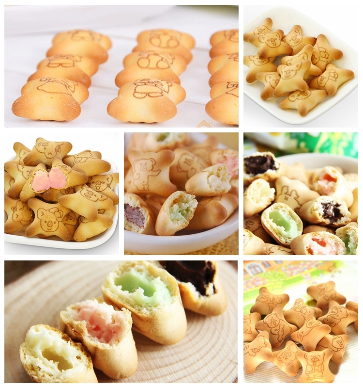 Stainless Steel Newest Type Cream Filling Koala Biscuit Production Line