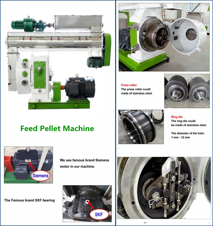 Szlh320 Ring Die Poultry and Livestock Pellet Press