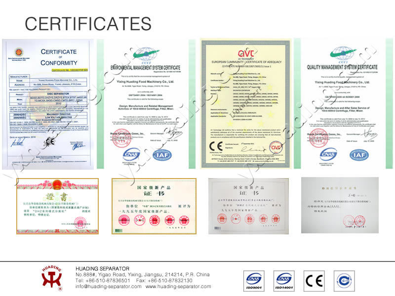 Huading Starch Separator Starch Separation