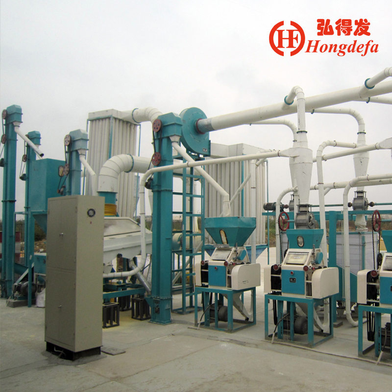 Low-Fat Corn Flour Processing Plant for Corn Meal Mill