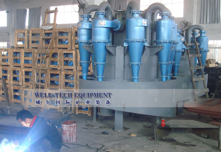 Hydrocyclone for Mineral Processing as a Classifier